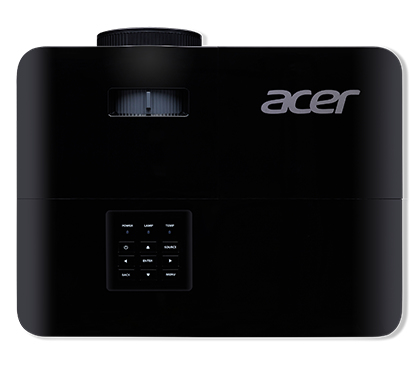 Proyector - Acer Essential X128H, 3600 lúmenes, ANSI, DLP, XGA (1024x768), 3D