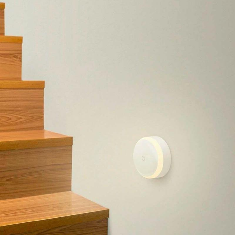 Luz nocturna - Xiaomi Mi Motion Sensor Night Light, 0.25 mW, Dos modos de iluminación, Domótica