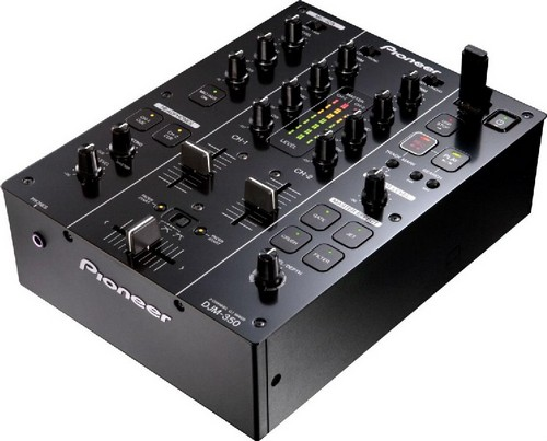 Mesa de mezclas - Pioneer DJM-350, 2 canales, 24-bit/48 kHz, Grabación USB, Crossfader