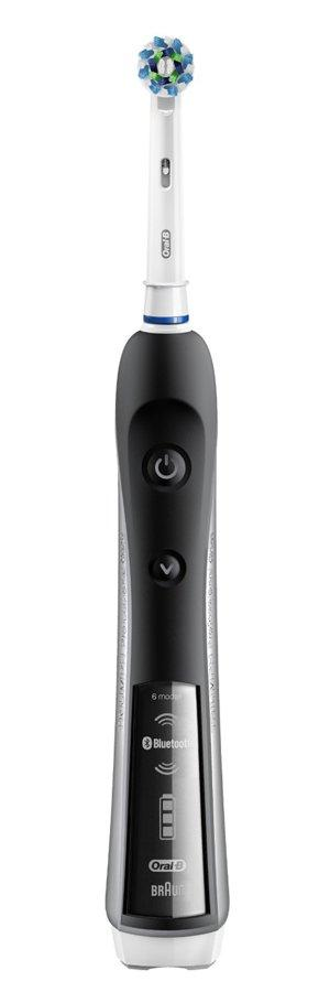 Cepillo Eléctrico - Oral B PRO 7000 BLACK CROSS ACTION Cepillado 3D, Sensor de presión con luz,