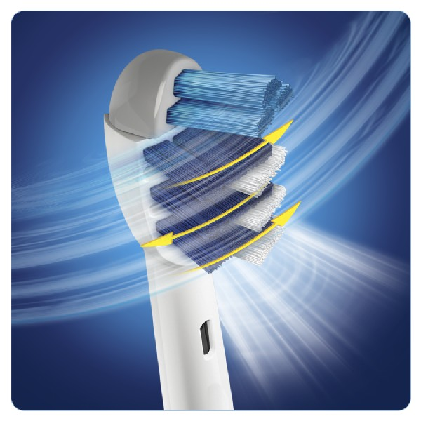 Recambio para cepillo dental - Oral-B, TriZone, para Cepillo De Dientes Eléctrico 2 Unidades, blanco