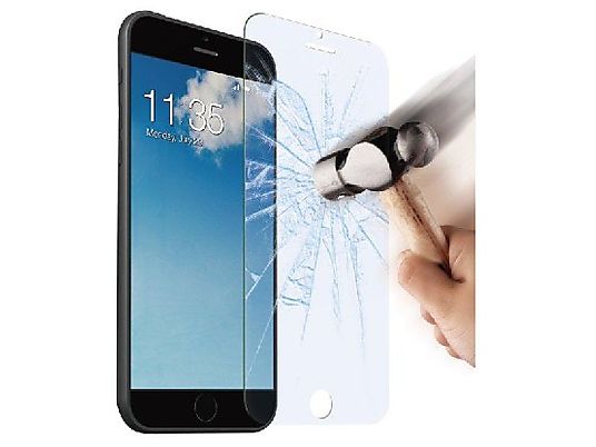 Protector de pantalla para Apple iPhone 6 - Muvit MUSCP0623, cristal templado
