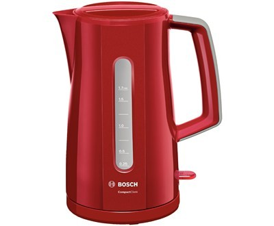 Hervidor De Agua bosch twk3a014 compactclass 2400 17 litros color rojo potencia 2400w capacidad 1.7l