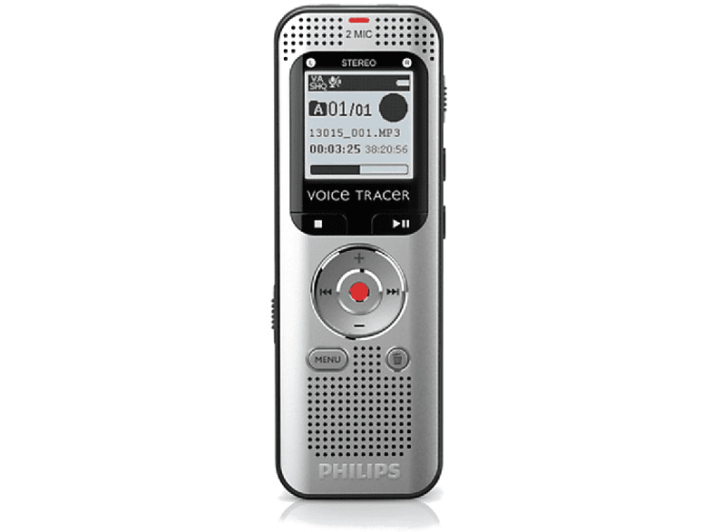 Inminente Quien Lo anterior Grabadora de voz | Philips Voice Tracer 2000, Estéreo, Activación por voz,  MP3