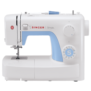 Máquina de coser - Singer Simple 3221, 21 Puntadas, Con pedal, Blanco