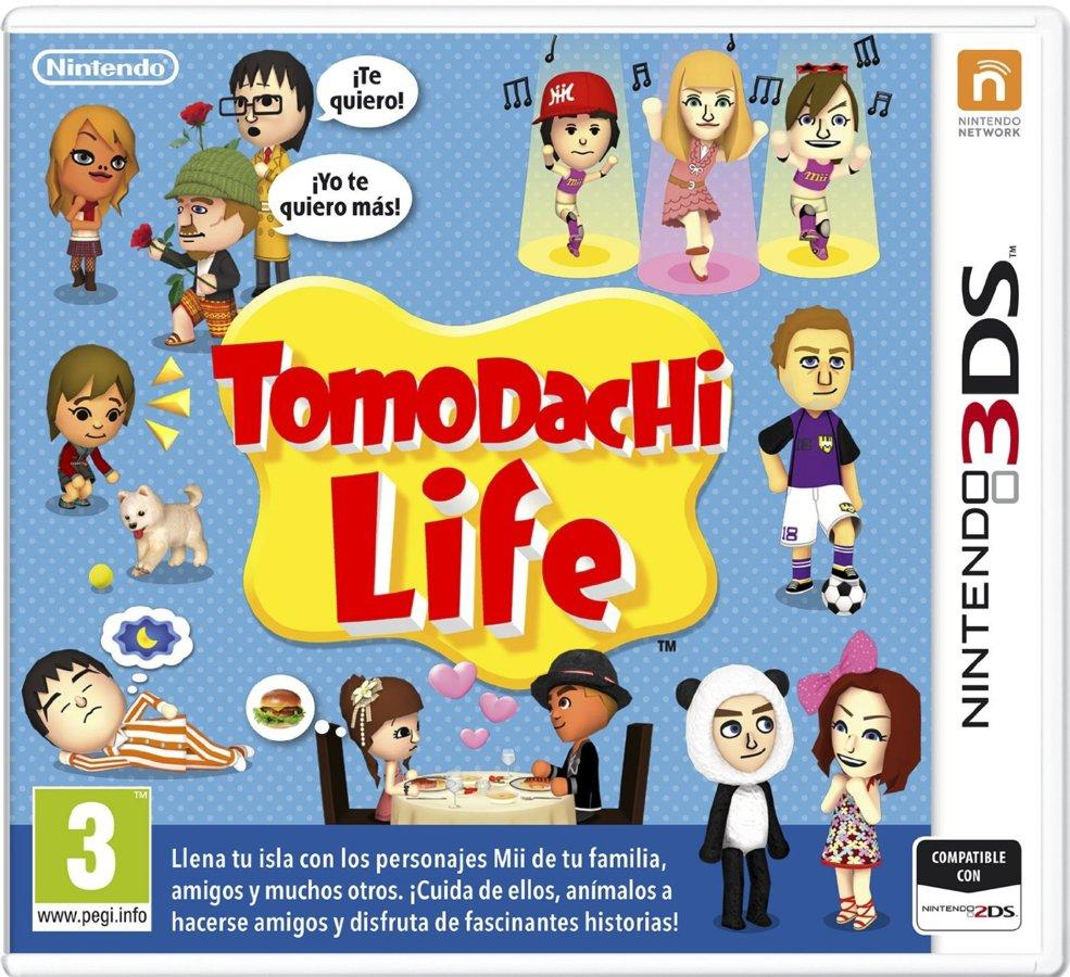 Consola - Nintendo - 2DS, Roja y Blanca + Tomodachi Life (Preinstalado)