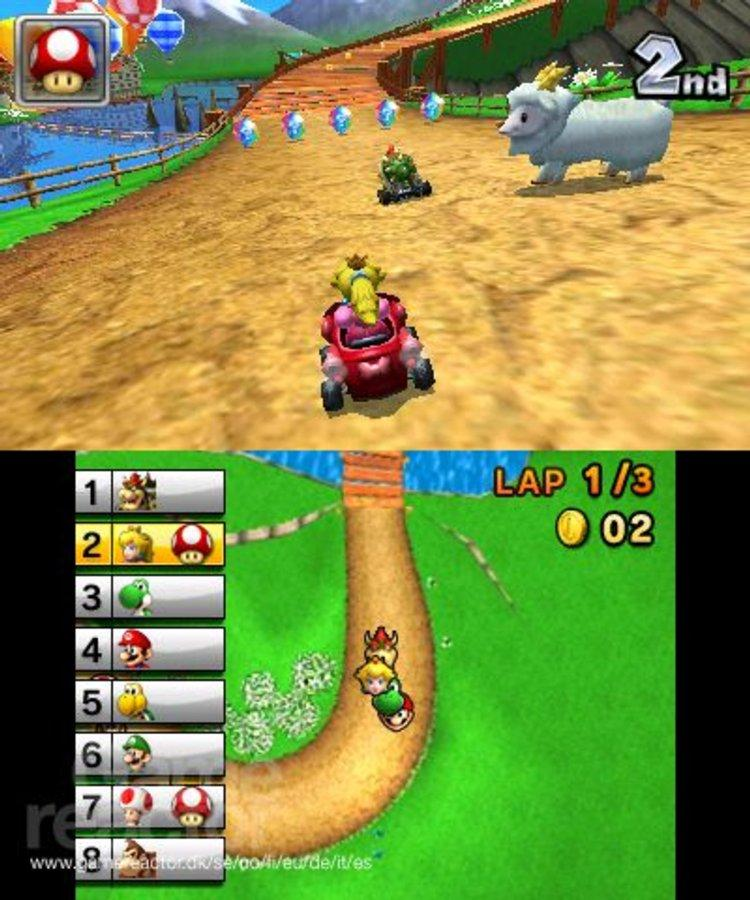 Consola - Nintendo 2DS, Azul y Negra + Juego Mario Kart 7 (Preinstalado)
