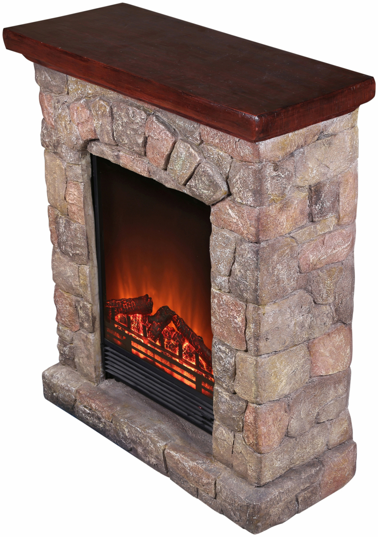 EL FUEGO AY 608 Elektrokamin Lugano Elektroheizung (1500 Watt)