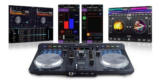 Controladora DJ - Hercules Universal DJ, Bluetooth, Android, IOS, Pc y Mac