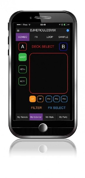 Controladora DJ - Hercules Universal DJ, Bluetooth, Android, IOS, Pc y Mac