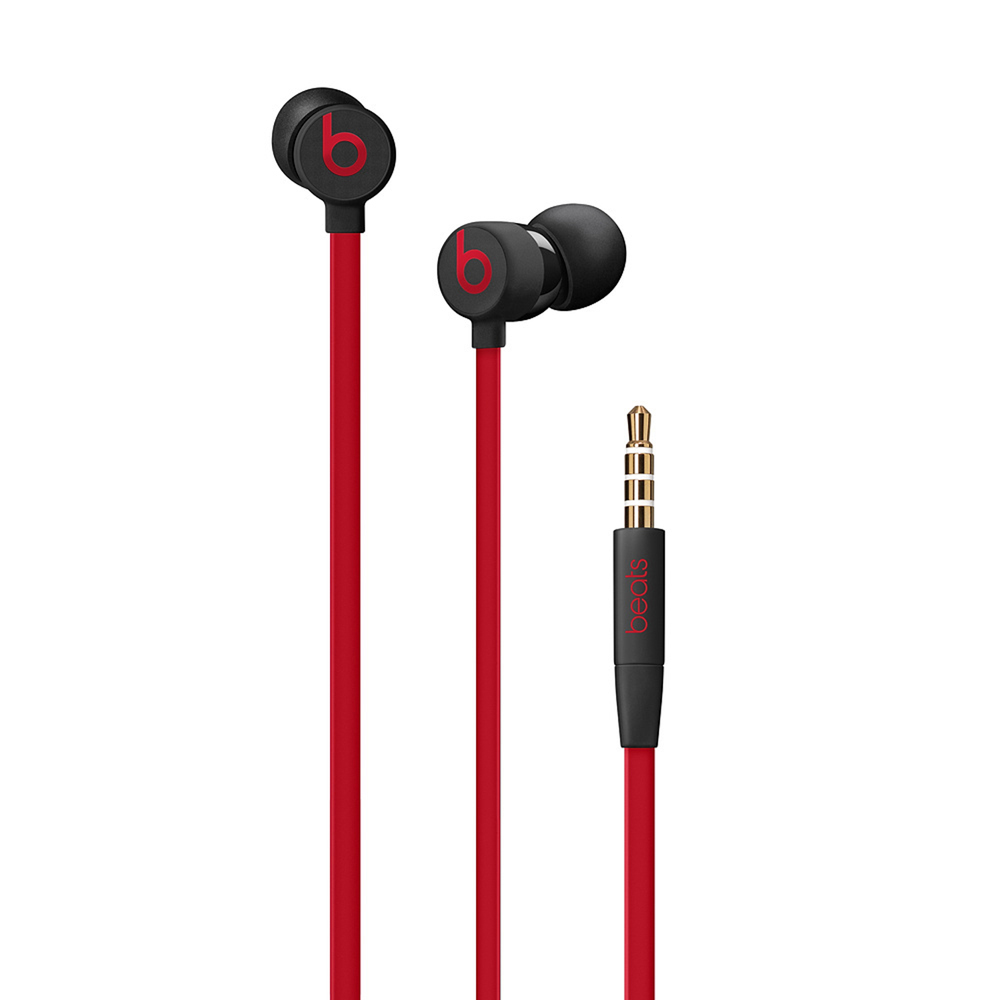 BEATS urBeats3 (2018) - Kopfhörer (In-ear, Schwarz/Rot)