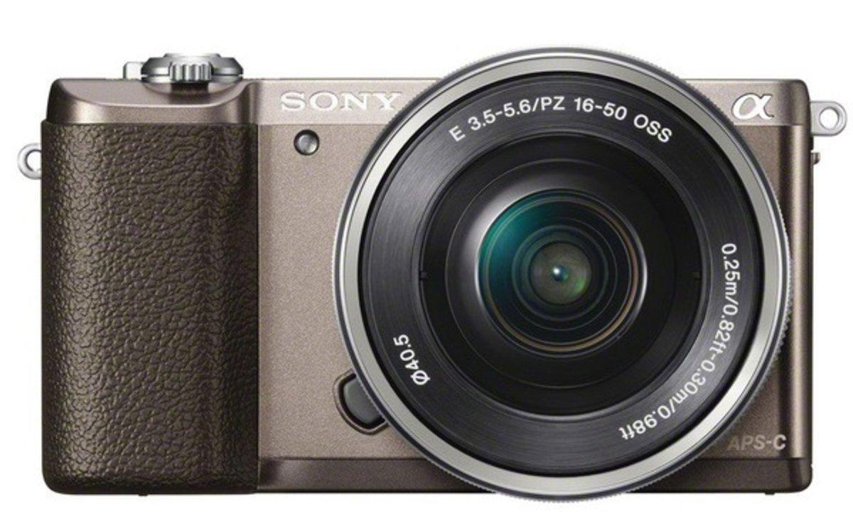 Cámara evil - Sony ILCE 5100LT + 16-50mm, Marrón, WiFi, NFC