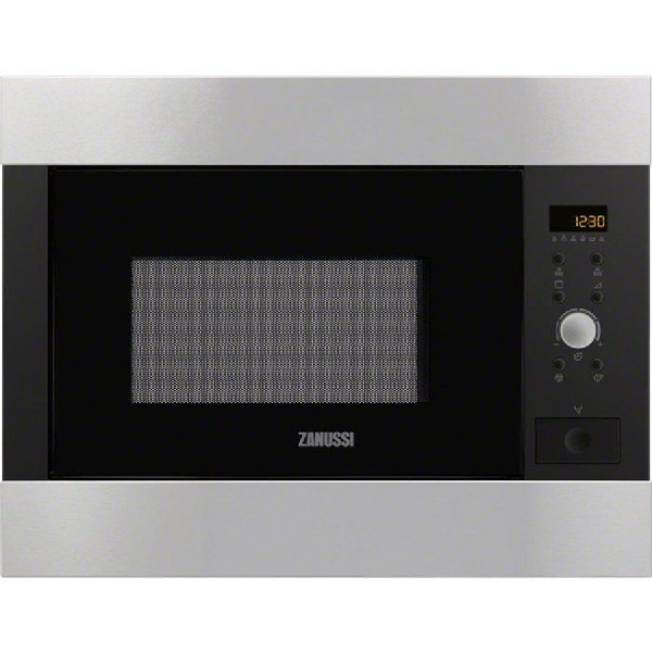 Microondas integrable - Zanussi ZBG26542XA Inox, 26 litros, Grill