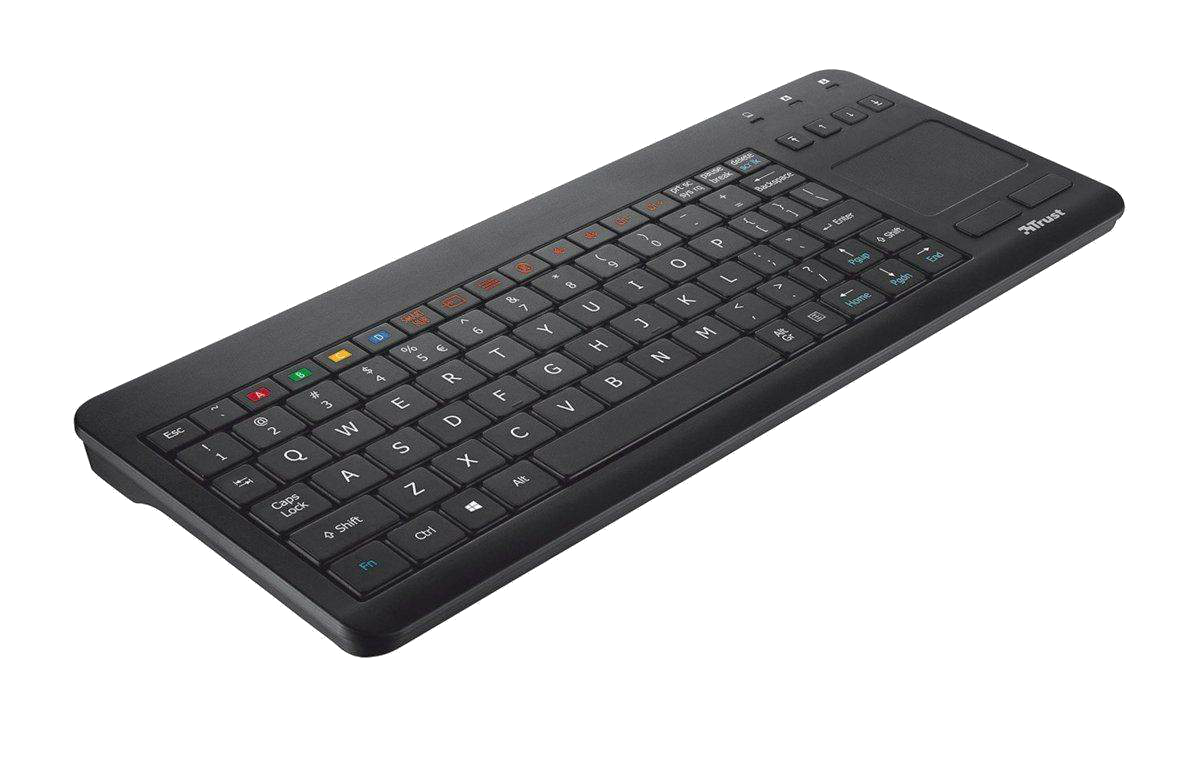 Teclado inalámbrico - Trust Sento Smart TV, negro, para Samsung smart TV