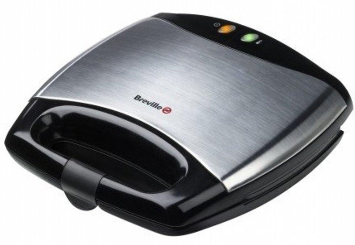 Sandwichera Breville Vst051x con platos desmontables potencia 750w acabado inox placas antihaderente aptas 750