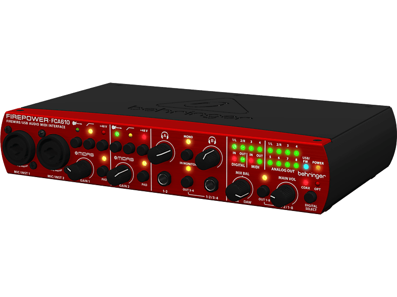 Interfase de audio Behringer Firepower FCA 610