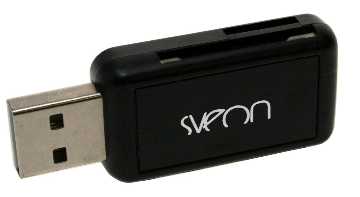 Lector tarjetas OTG - Sveon SCT206, mini, USB y MicroUSB
