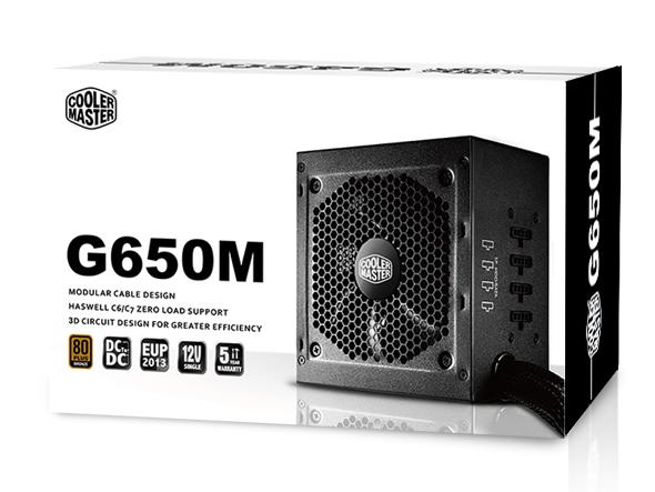 Cooler Master G650M 650W ATX Negro unidad de fuente de alimentación
