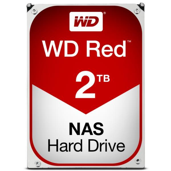 Disco duro interno - Western Digital Red 20EFRX, 2 TB, 3.5", SATA 3, Caché 64 MB
