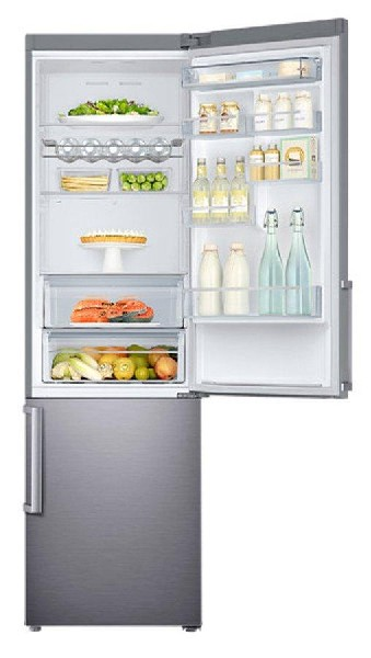 Frigorífico combi - Samsung RB37J5325SS/EF, 367 L, 201 cm, No Frost,  Inox antihuellas
