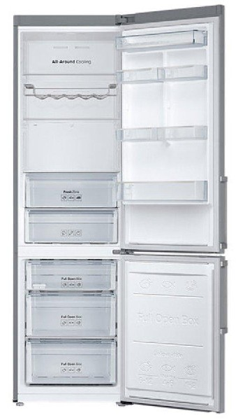 Frigorífico combi - Samsung RB37J5325SS/EF, 367 L, 201 cm, No Frost,  Inox antihuellas