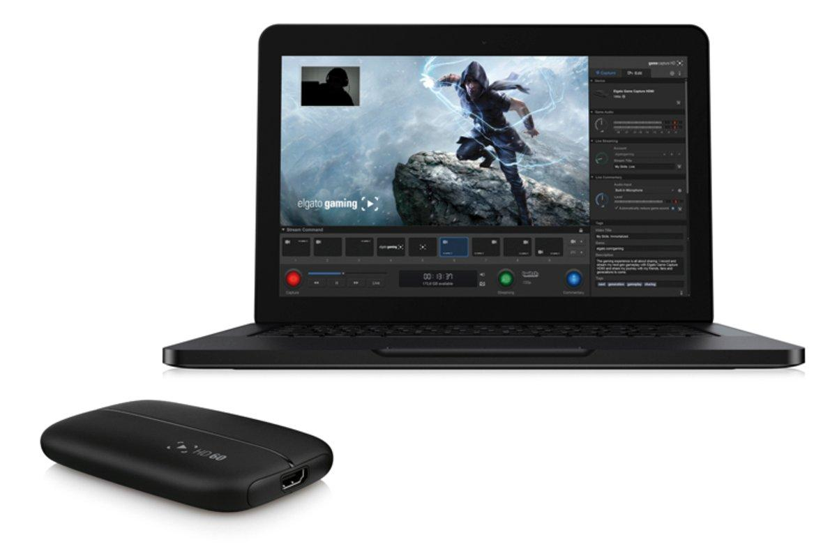 Capturadora de vídeo - Elgato Game Capture HD60, para PS4, Xbox One y 360