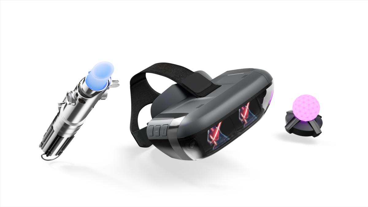 Lightsaber Lenovo Mirage Star Wars Pack VR Lenovo Jedi Challenges
