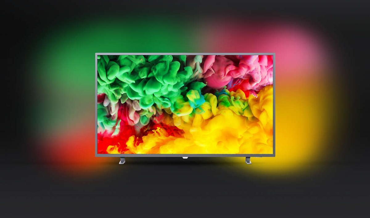 TV LED 65" - Philips 65PUS6703/12UHD 4K, Ambilight 3 lados, HDR Plus, Quad Core, Pixel Precise HD,