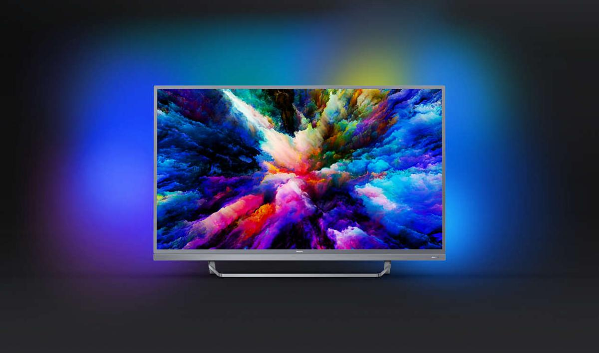 TV LED 55"-Philips 55PUS7503/12, UHD 4K, Ambilight 3 lados, P5, HDR Plus, Quad Core, Pixel Precise