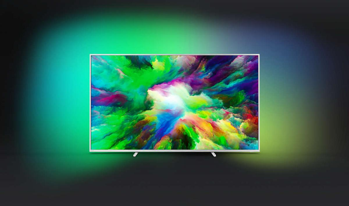 TV LED 75"-Philips 75PUS7803/12, UHD 4K, Ambilight 3 lados, P5, HDR Plus, Quad Core, Pixel Precise