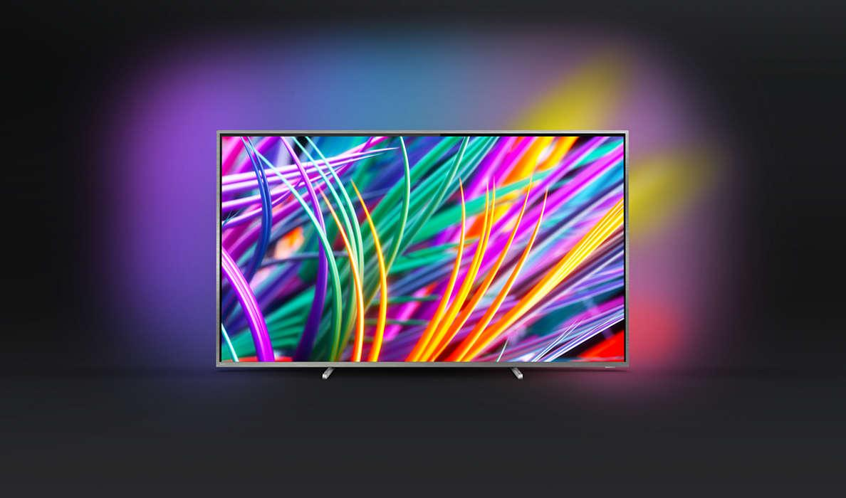 TV LED 75" - Philips 75PUS8303/12, UHD 4K, NanoLED, Ambilight 3 lados, P5, HDR Plus, Quad Core
