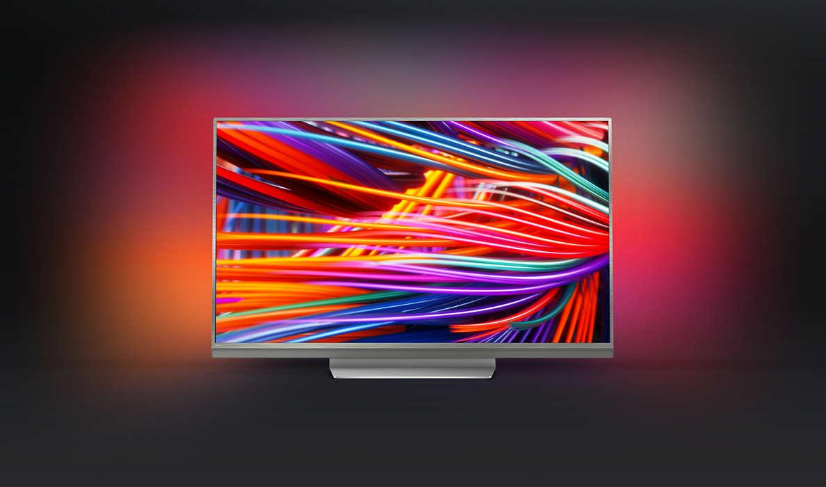TV LED 49" - Philips 49PUS8503/12, UHD 4K, NanoLED, Ambilight 3 lados, P5, HDR Premium, Quad Core