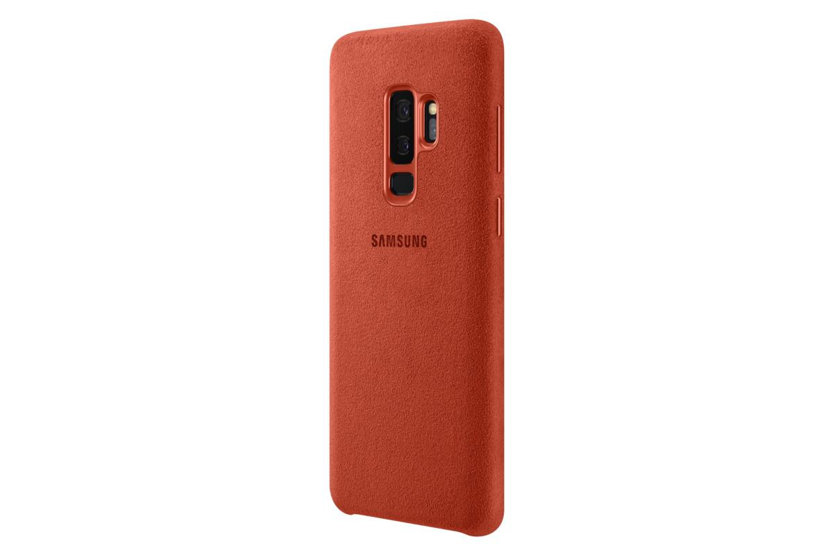 Funda- Samsung Alcántara , para Samsung Galaxy S9 Plus, Rojo