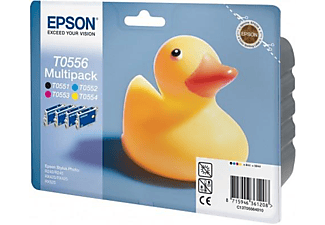 Cartucho de tinta - Epson Multipack T0556, 4 colores