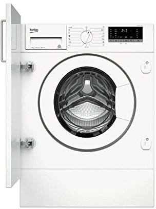 Lavadora Integrable - Beko WITV 8612 XW0, 8 Kg, 1200 rpm, 14 Programas, Clase A+++, Blanco