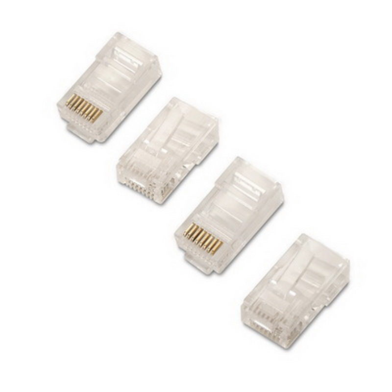 Conector RJ45 - Nanocable, 8 hilos, CAT.6 (10 UDS)