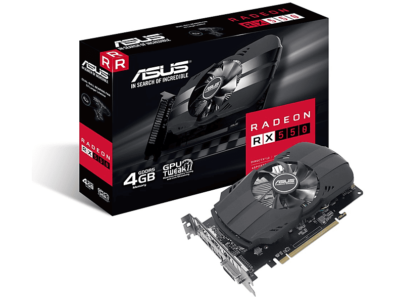 Tarjeta gráfica | ASUS RADEON PH-RX550-4G-M7