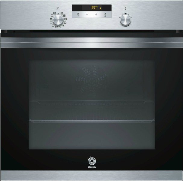 Horno Balay 3hb4841x1 touch gt pirol 71l autolimpieza independiente clase y con aqualisis 60 cm serie acero inoxidable 71 3600 w negro de cocinado 3d 10 multifuncion 59.4