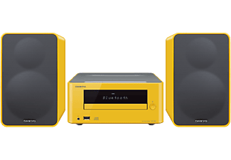 Microcadena - Onkyo CS-265 Amarillo, Bluetooth, NFC, Lector CD