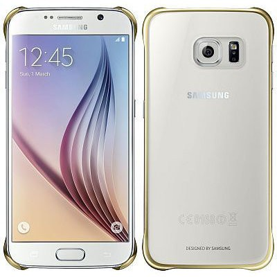 Funda - Samsung Galaxy S6, Clear Cover, Plástico, Transparente