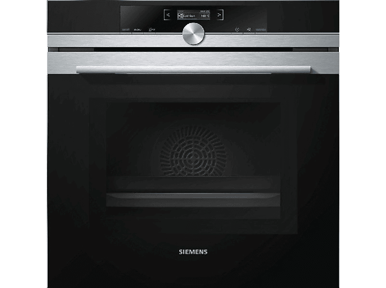 Horno - Siemens HM633GBS1 Con microondas, Multifunción, 67 litros, Grill Simultáneo