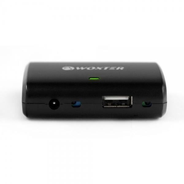 Adaptador coche - Woxter PE26-104, 70W, Cargador, 8 conectores, Negro