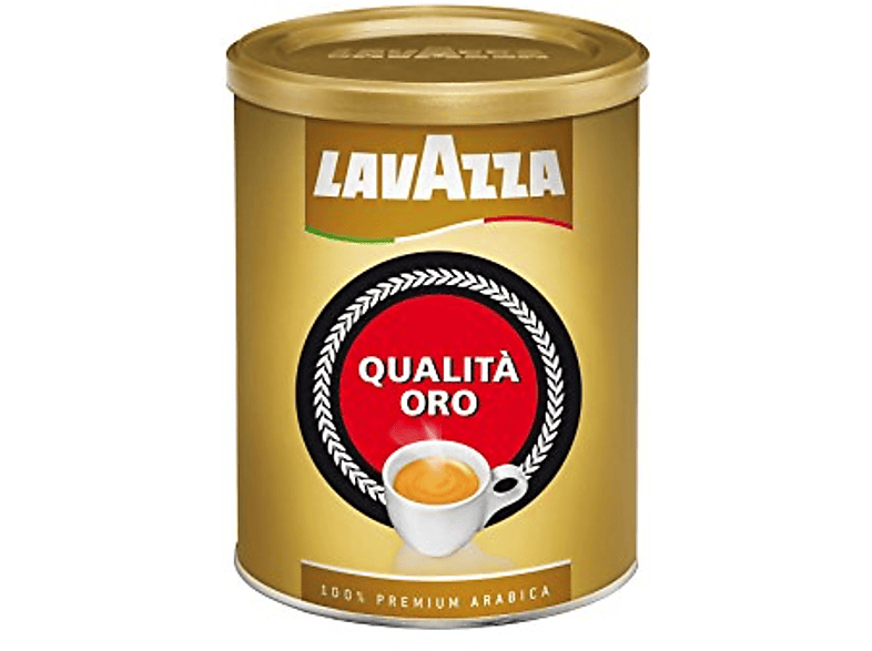 Café molido Lavazza QUALITÀ ORO, espresso, arabica, 250 g.