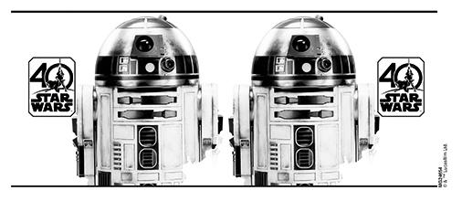 Taza - Sherwood Star Wars 40 aniversario R2-D2, 325 ML