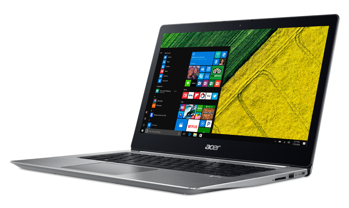 Portátil - Acer Swift 3Sf315, 15.6",Ryzen5 2500U, 8Gb, 256Ssd, W10, Plata