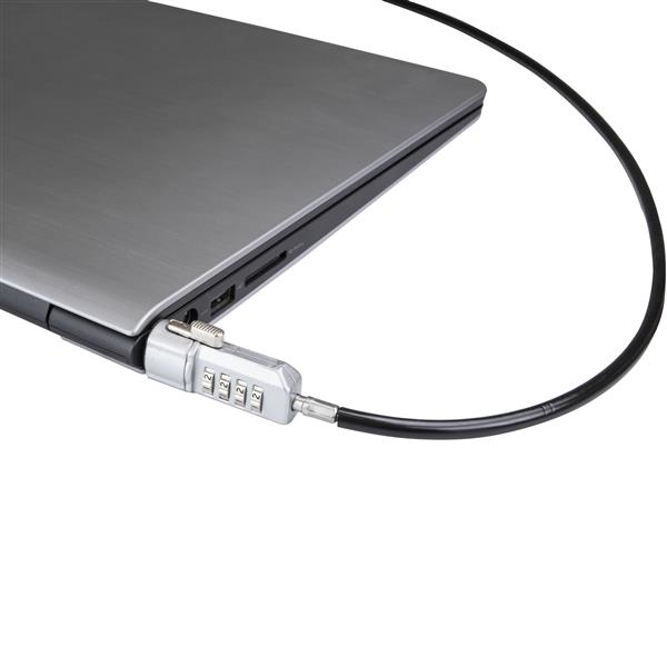 Candado de PC - StarTech.com LTLOCK Candado con 4 Dígitos de Combinación para Ordenador Portátil