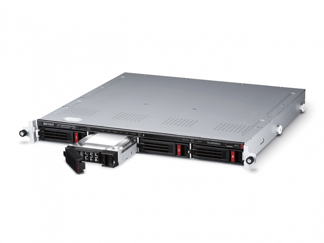 Servidor NAS - Buffalo TeraStation 3410RN NAS Bastidor (1U) Ethernet Negro, Plata