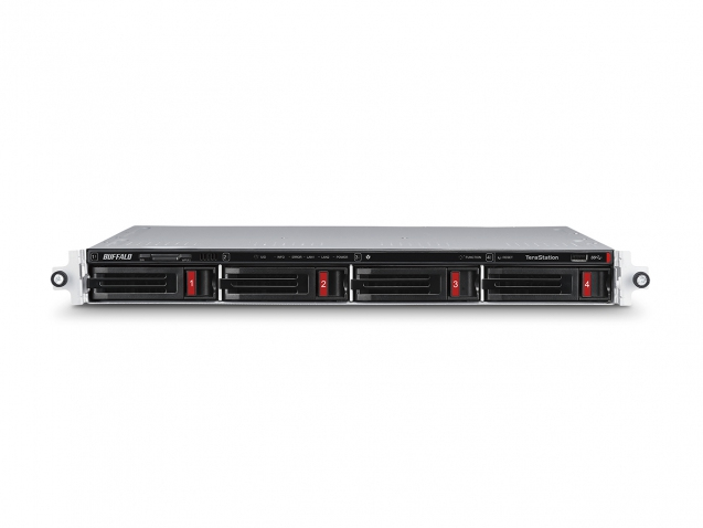 Servidor NAS - Buffalo TeraStation 3410RN NAS Bastidor (1U) Ethernet Negro, Plata