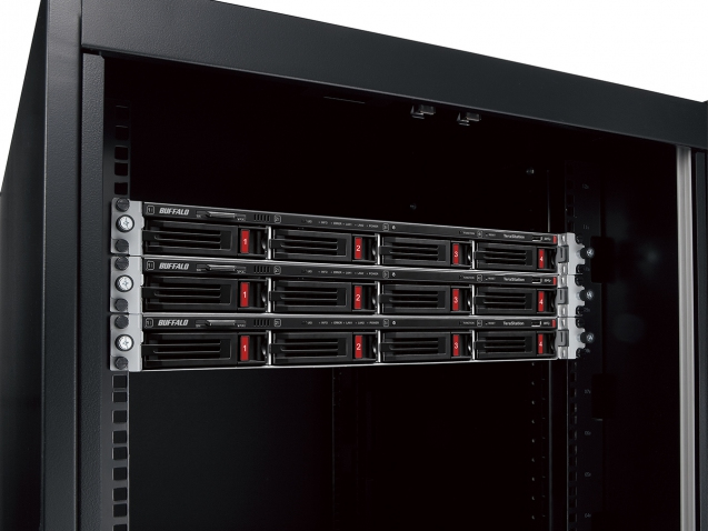 Servidor NAS - Buffalo TeraStation 3410RN NAS Bastidor (1U) Ethernet Negro, Plata