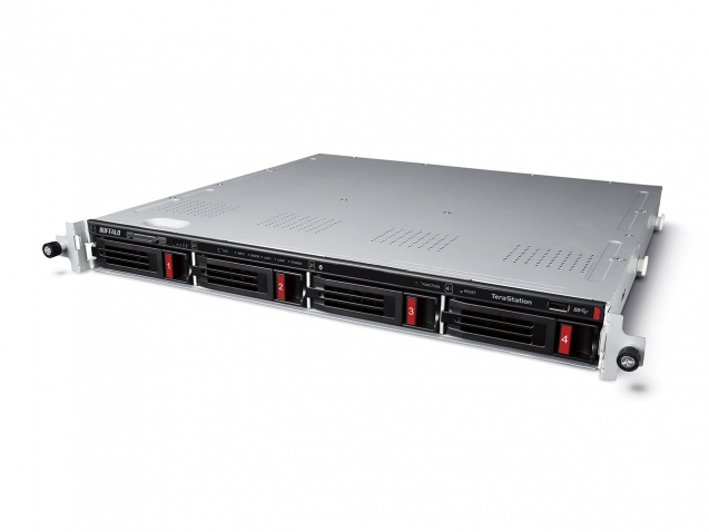 Servidor NAS - Buffalo TeraStation 3410RN NAS Bastidor (1U) Ethernet Negro, Plata